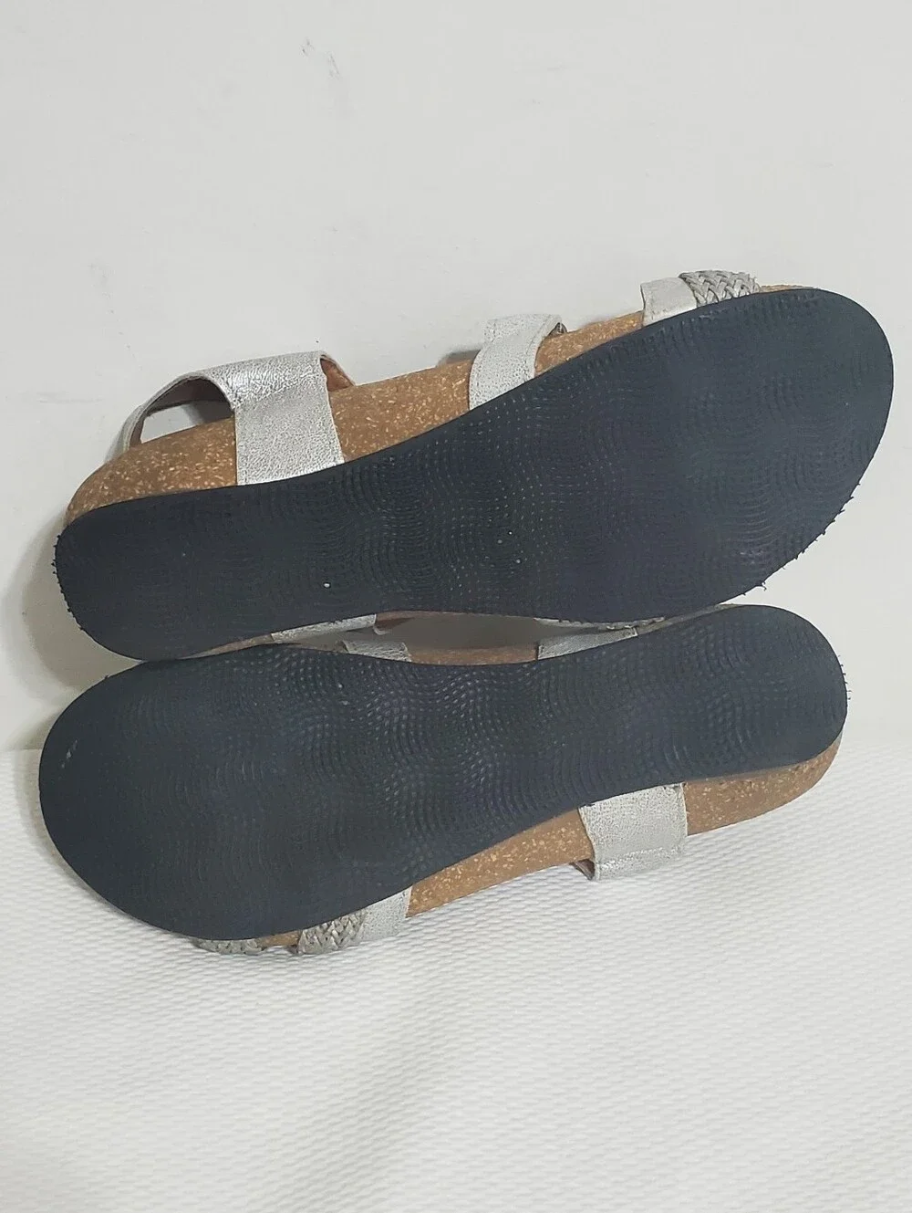 Taos Footwear Beige Braided Leather Sandals - Picture 13 of 13